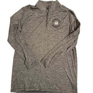 Fanatics Men's Denver Nuggets NBA 1/4 Zip Pullover Sz 2XT Tall Gray LS